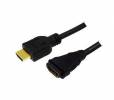   Cable HDMI M/F 2,0m Bulk Logilink CH0056